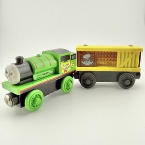 Thomas Tank Engine Wooden Railway Easter Percy & Mr Jolly's Choc. Bunny Box Car